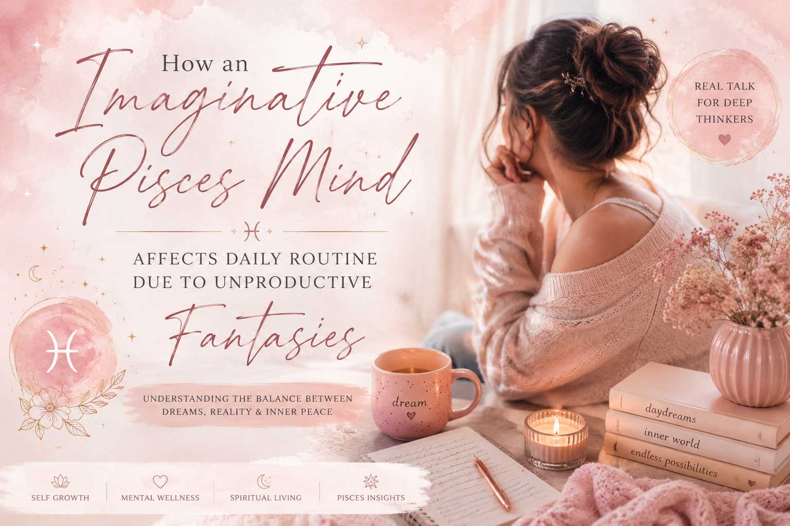 How a Highly Imaginative Pisces Mind Can Affect Daily Routine Through Unproductive Fantasies