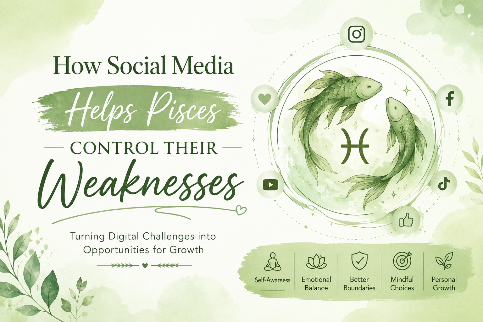 How Social Media Helps Pisces Control Their Weaknesses: Turning Digital Challenges into Opportunities for Growth