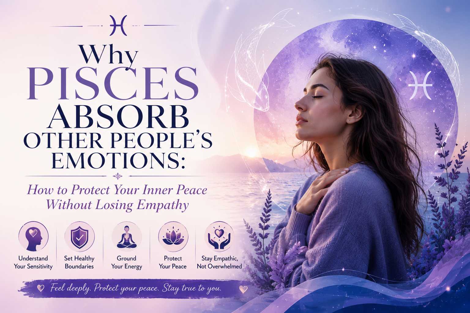 Why Pisces Absorb Other People’s Emotions: How to Protect Your Inner Peace Without Losing Empathy