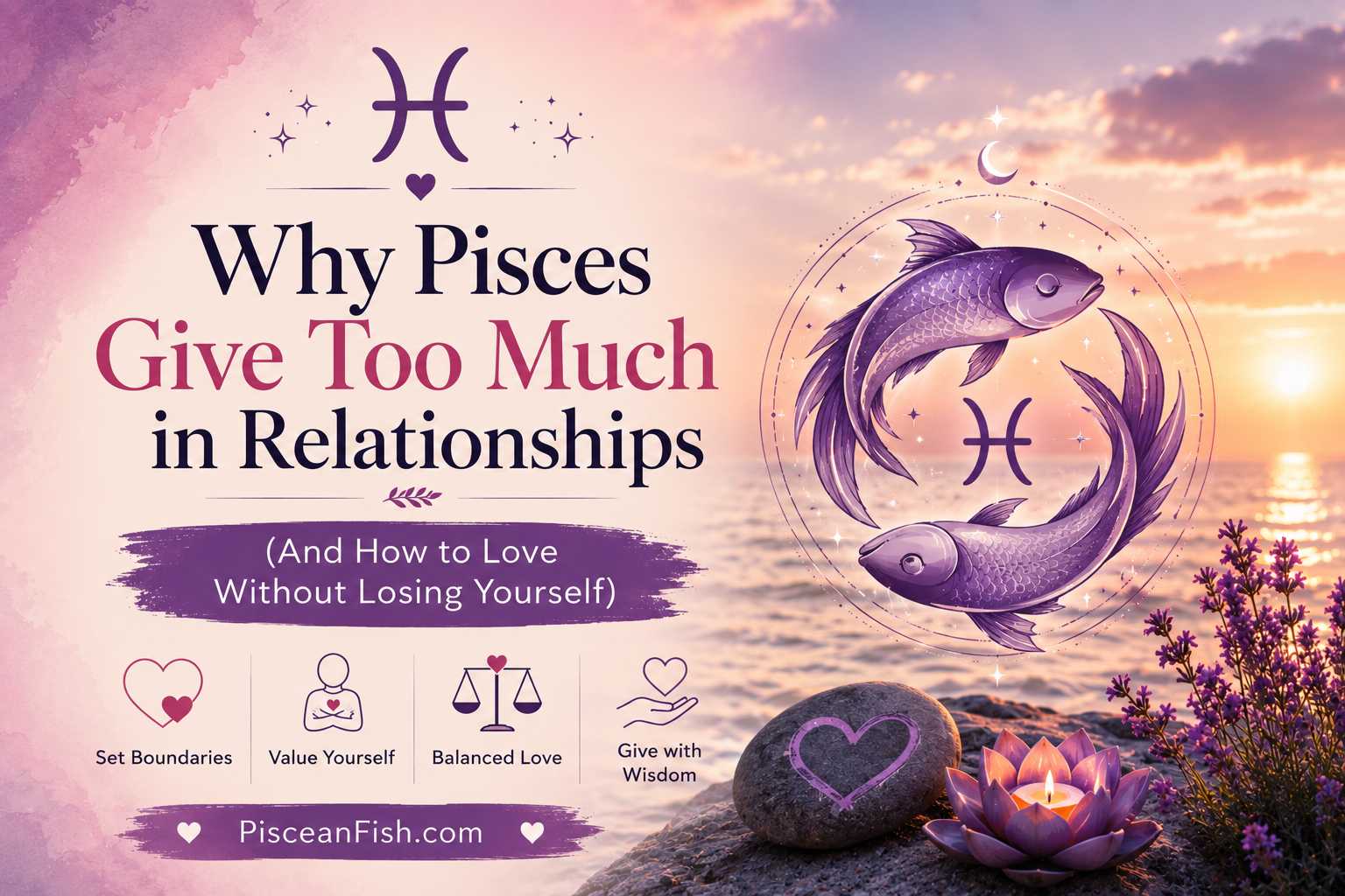 Why Pisces Give Too Much in Relationships And How to Love Without Losing Yourself