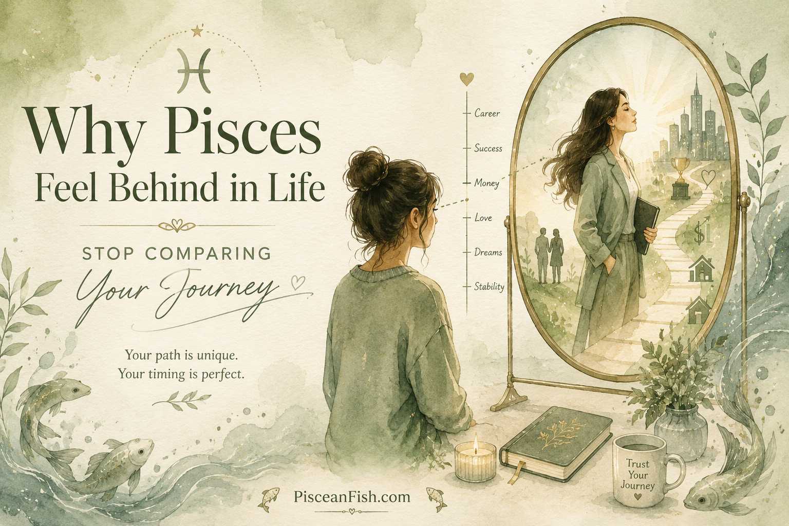 Why Pisces Feel Behind in Life and How to Stop Self-Comparison