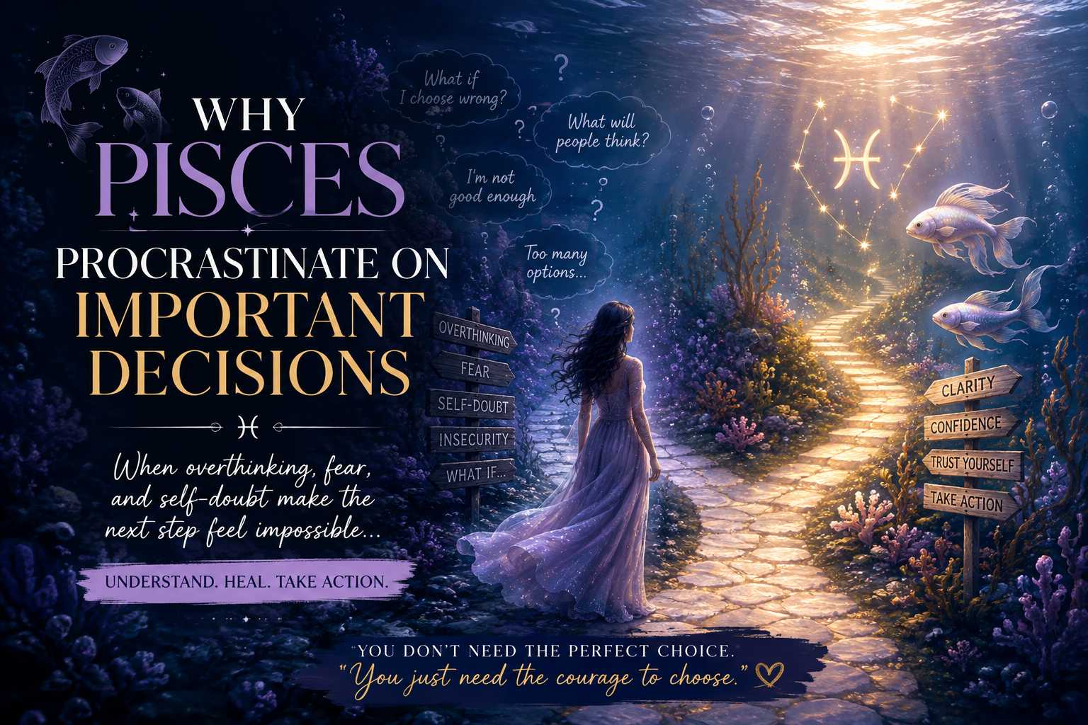 Why Pisces Procrastinate on Important Decisions and How to Move Forward