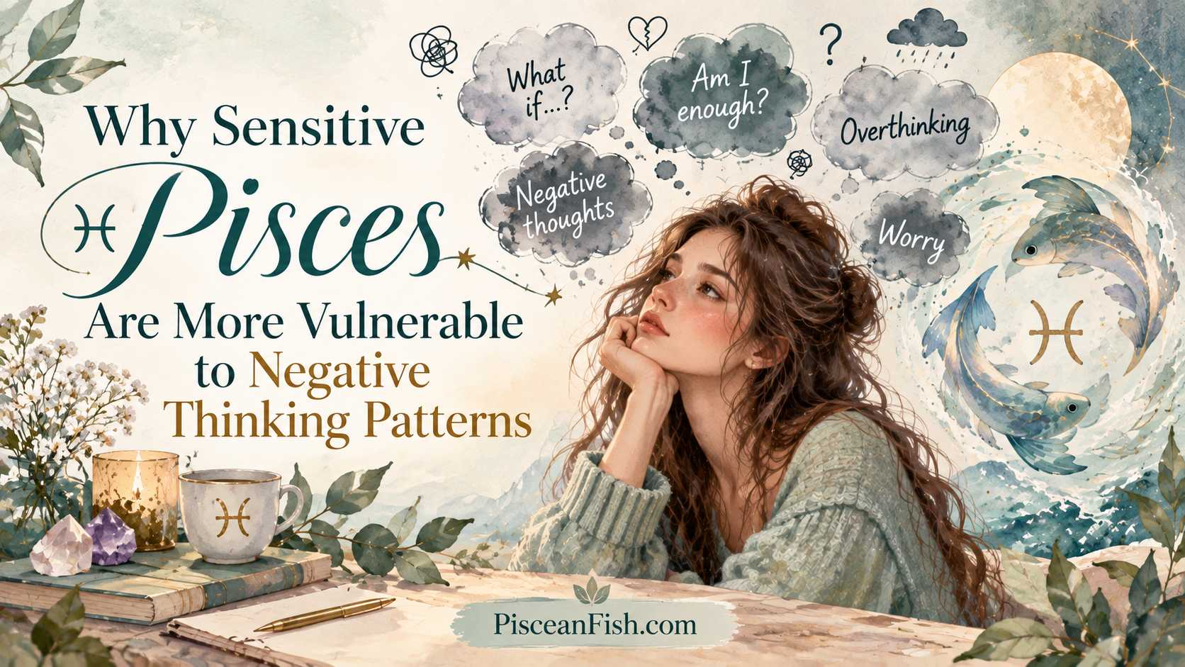 Why Sensitive Pisces Are More Vulnerable to Negative Thinking Patterns