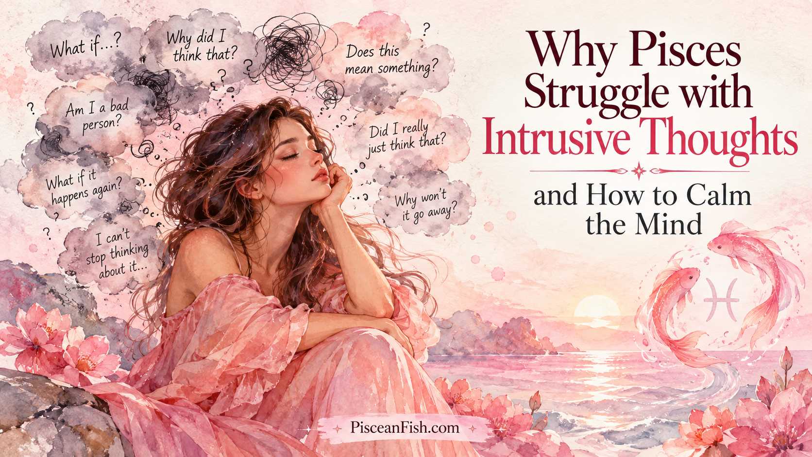 Why Pisces Intrusive Thoughts Feel So Overwhelming and How to Calm the Mind