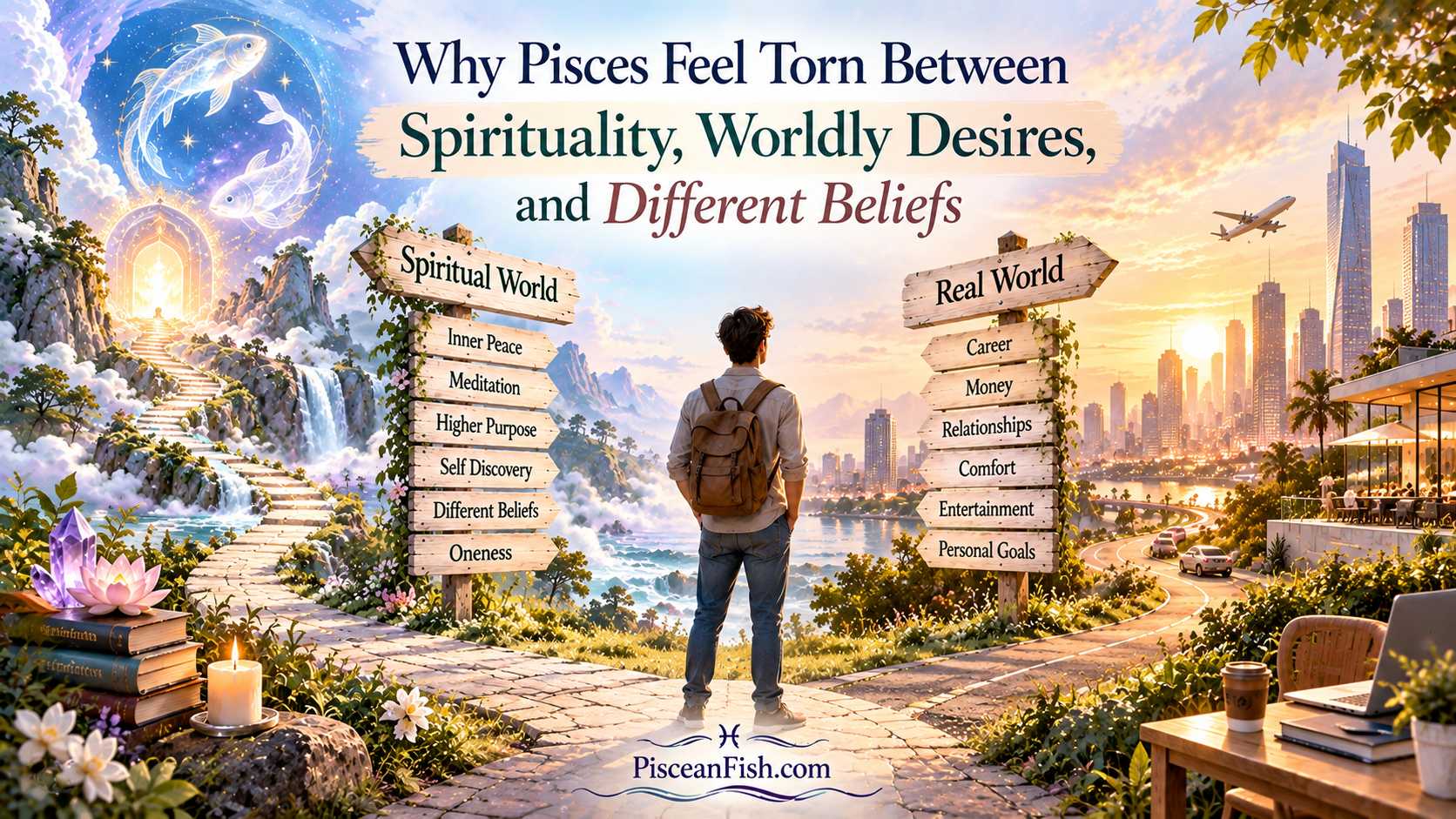 Why Pisces Feel Torn Between Spirituality, Worldly Desires, and Different Beliefs